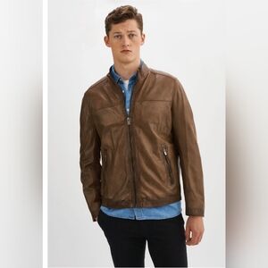 Venezia Dark Brown Military Jacket